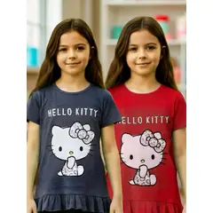 HELLO KITTY - Pack 2 Poleras Niña