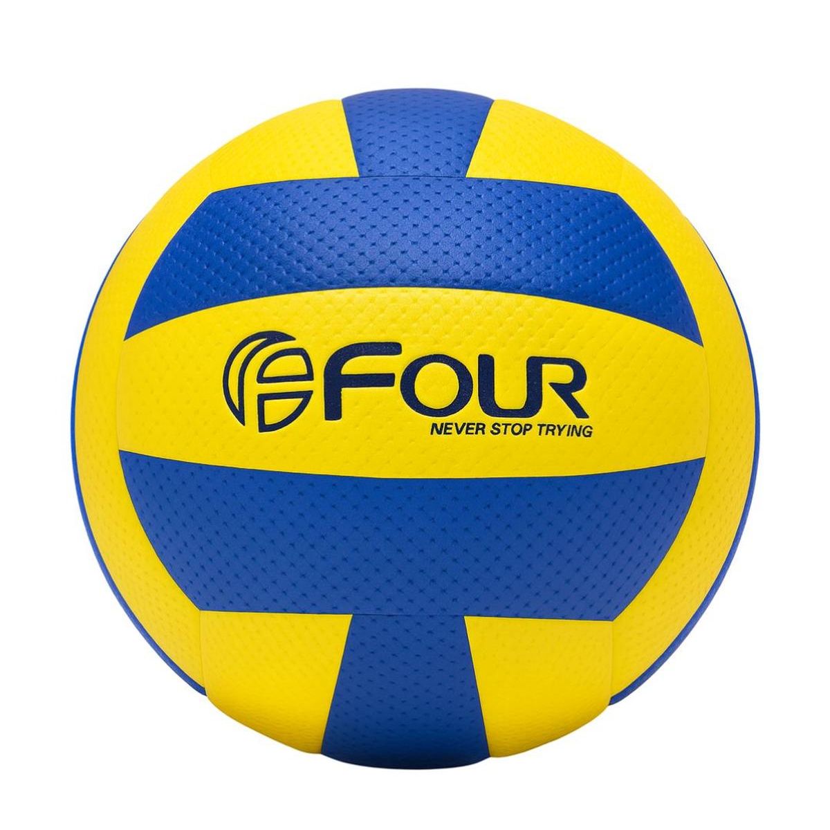 FOUR - Balón de Voleibol N°5 Amarillo y Azul - Four Aerolite