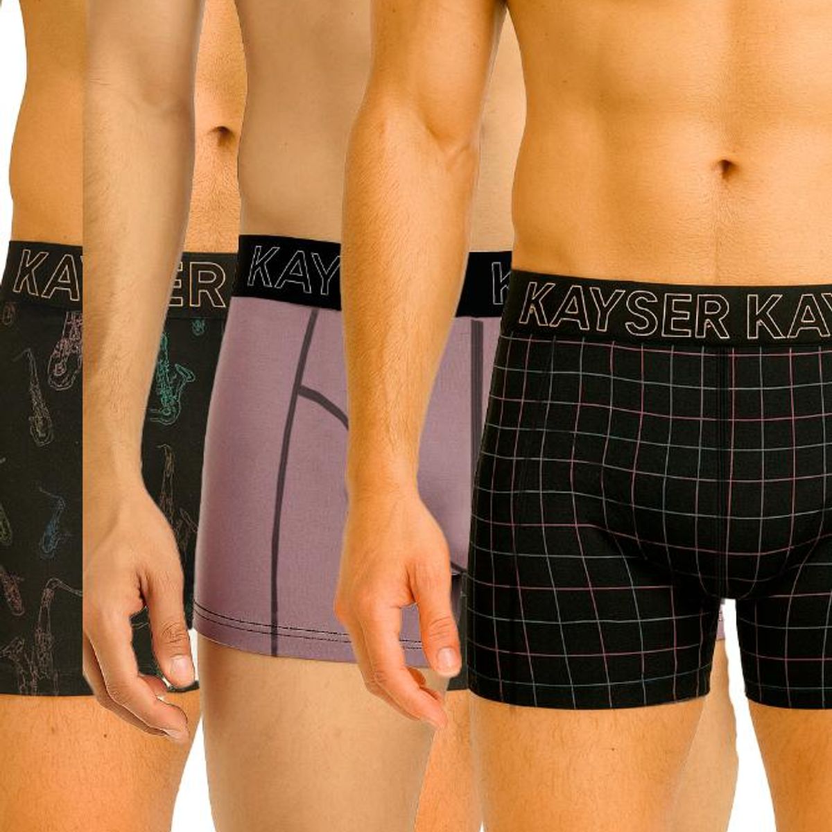 KAYSER - Pack 3 Bóxers Algodón P393237-MOR