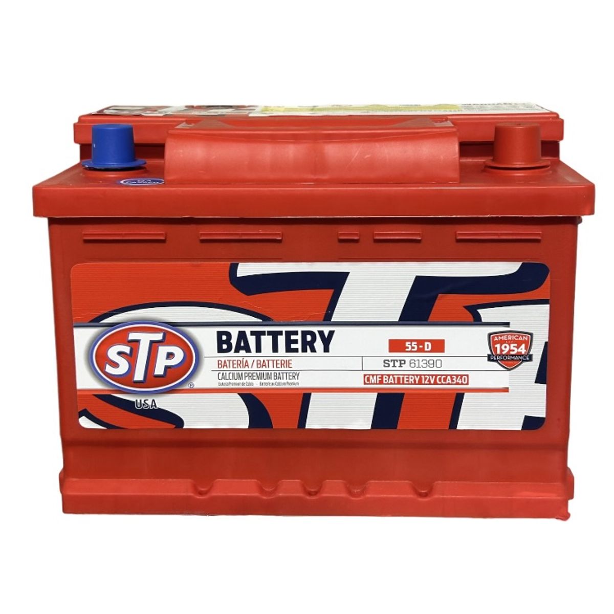 GENERICO - Batería de Auto 55 Ah Positivo Derecho 340 CCA