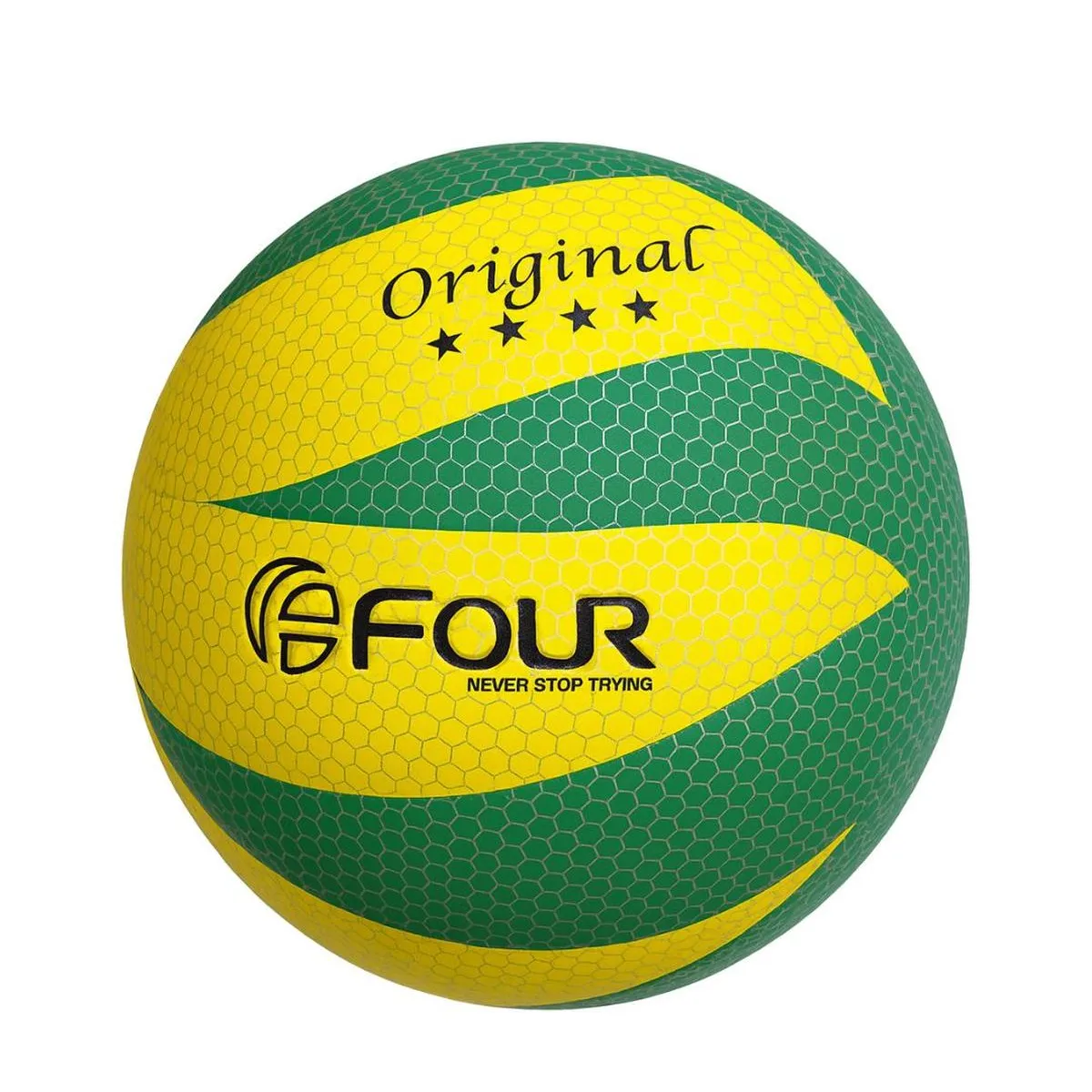 FOUR - Balón de Voleibol Profesional N°5 Amarillo Verde - Four