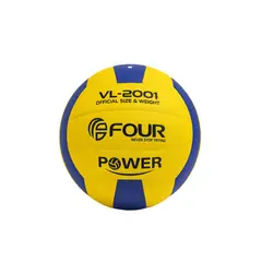 FOUR - Balón de Voleibol N°5 Amarillo y Azul - V-Soft