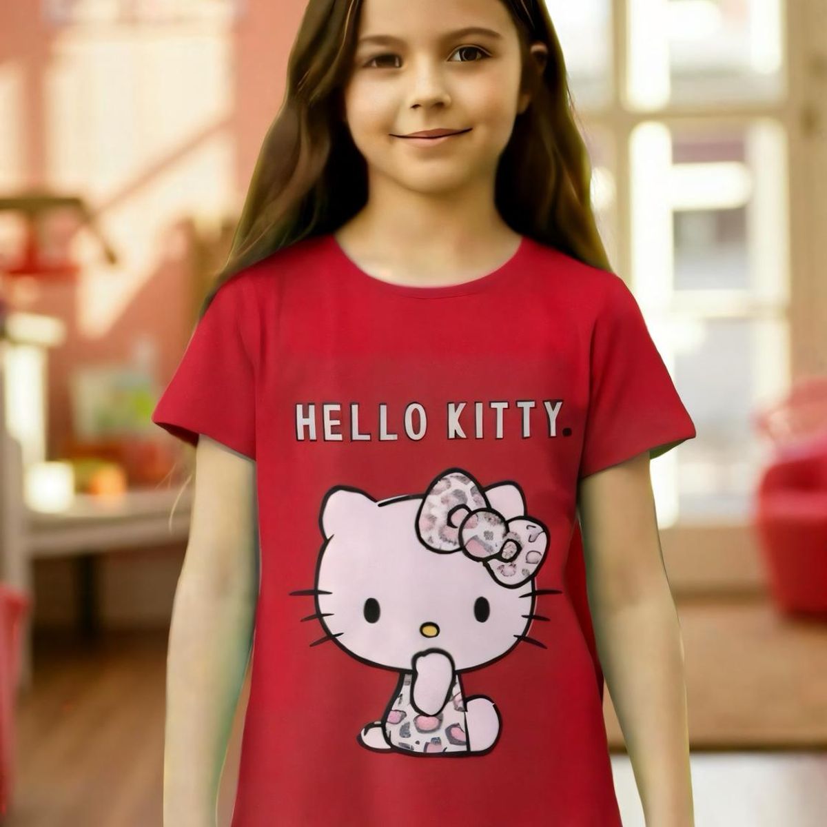 HELLO KITTY - Polera Niña Hello Kitty