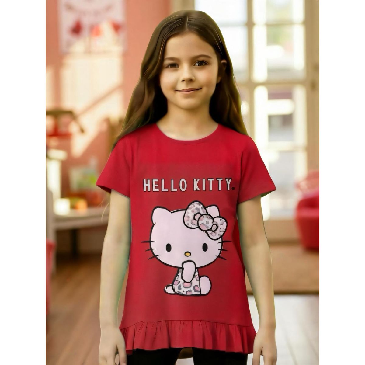 HELLO KITTY - Polera Niña Hello Kitty