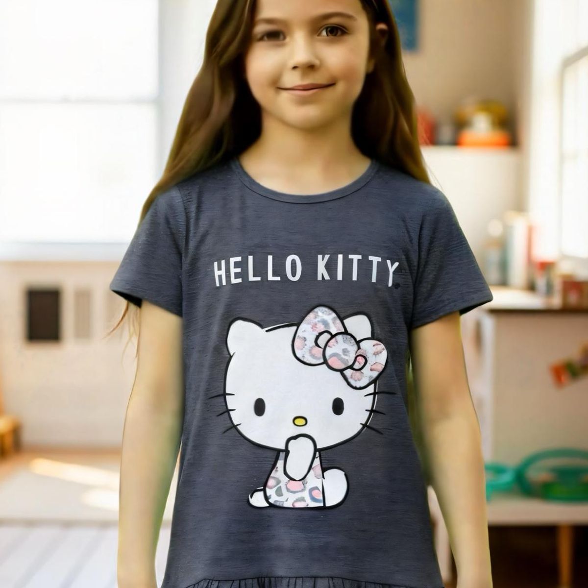 HELLO KITTY - Polera Niña Hello Kitty