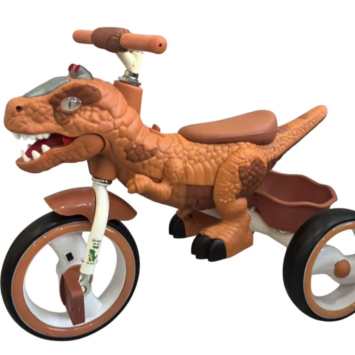 VOYAGE - Triciclo Infantil Dino Rex Con Luz y Bluetooth Cofe