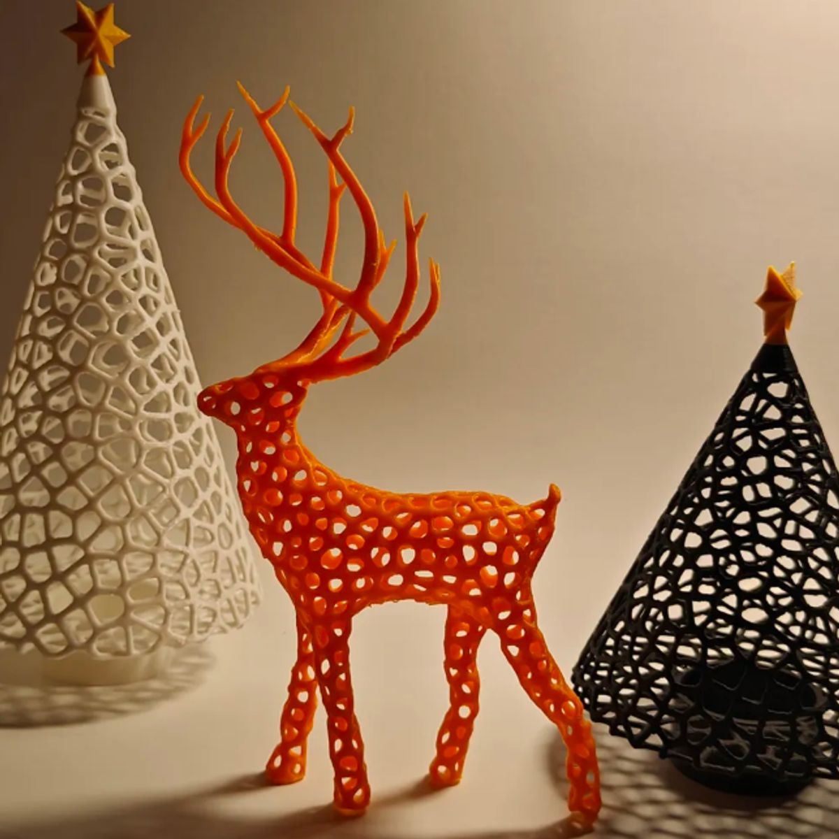 GENERICO - Adorno navidad - Reno voronoi