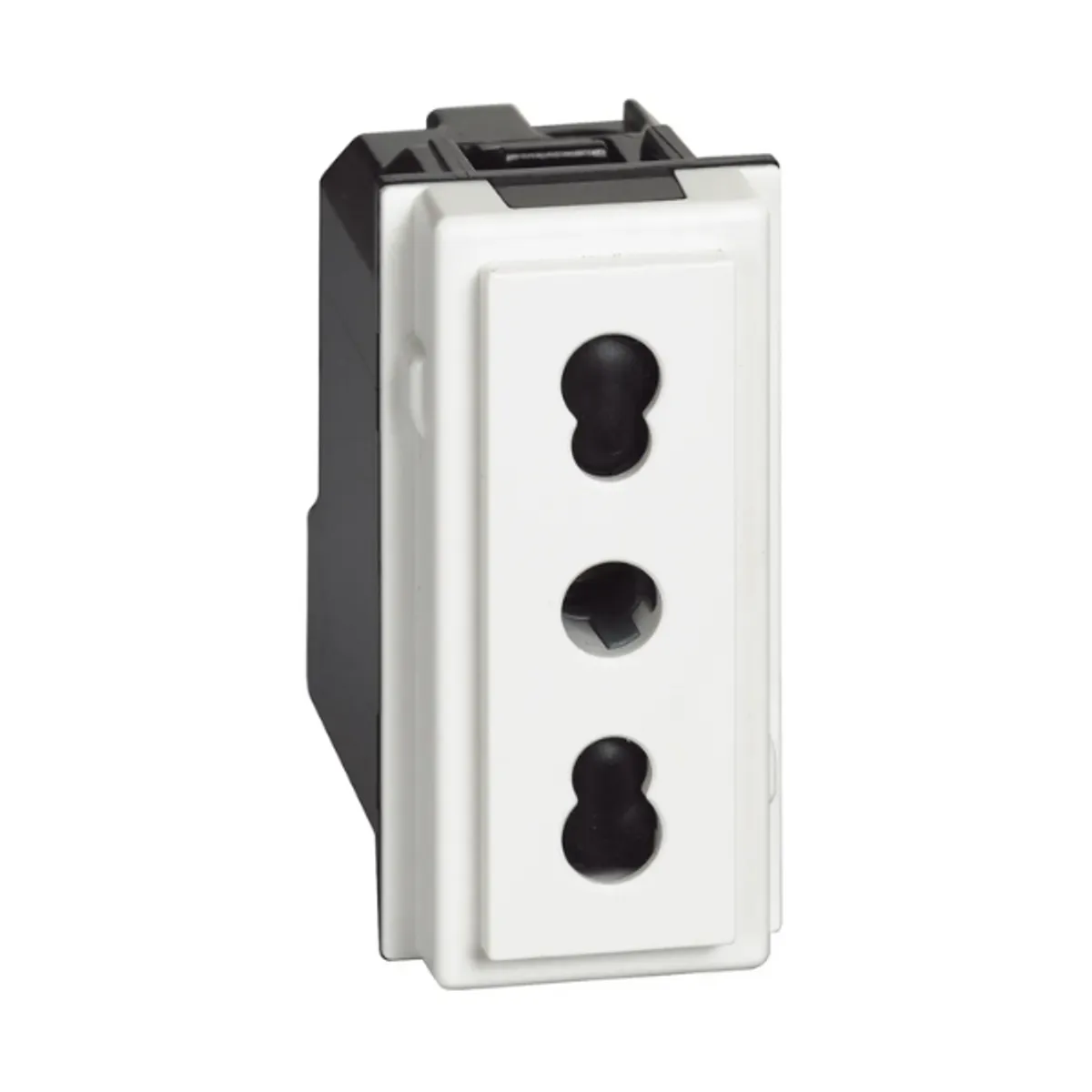 BTICINO - Modulo Enchufe 10-16A Bticino 2P+T 250Vac Blanco Living Now