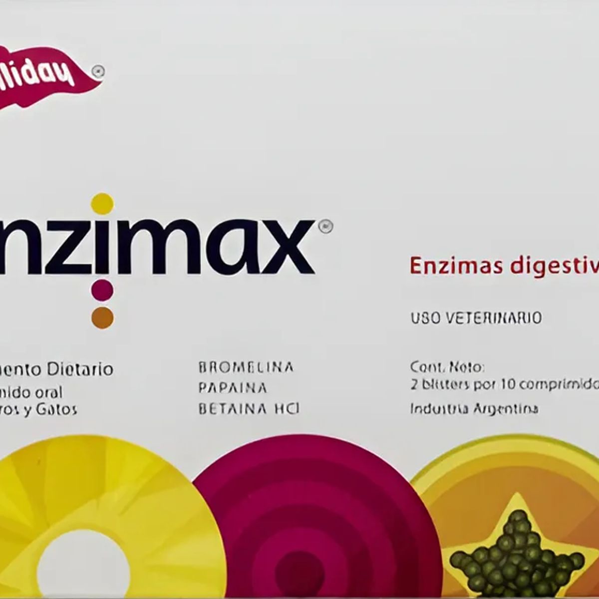 GENERICO - Enzimax Suplemento Enzimas Digestivas Para Mascotas 20c