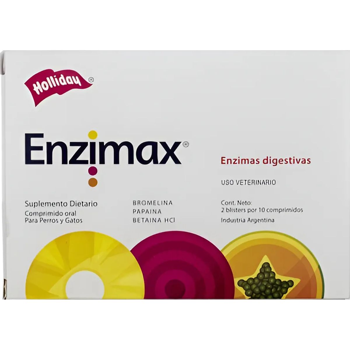 GENERICO - Enzimax Suplemento Enzimas Digestivas Para Mascotas 20c