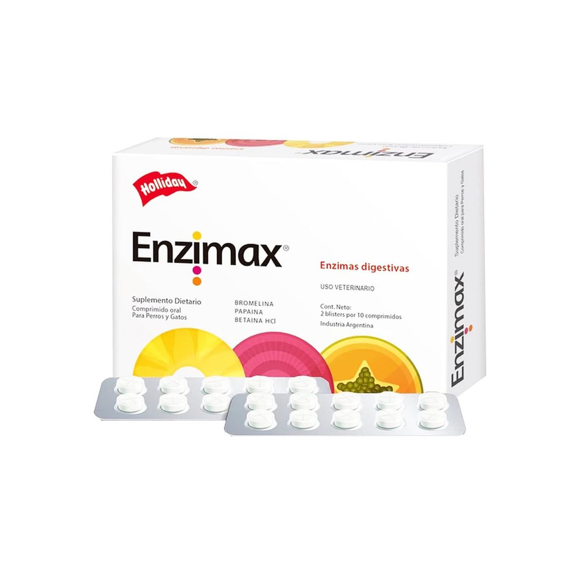 GENERICO - Enzimax Suplemento Enzimas Digestivas Para Mascotas 20c