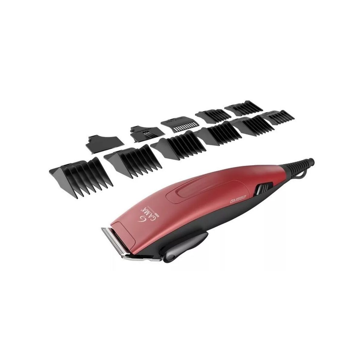 GAMA - Cortadora de Pelo Gama GM 562 + 24 Accesorios Rojo