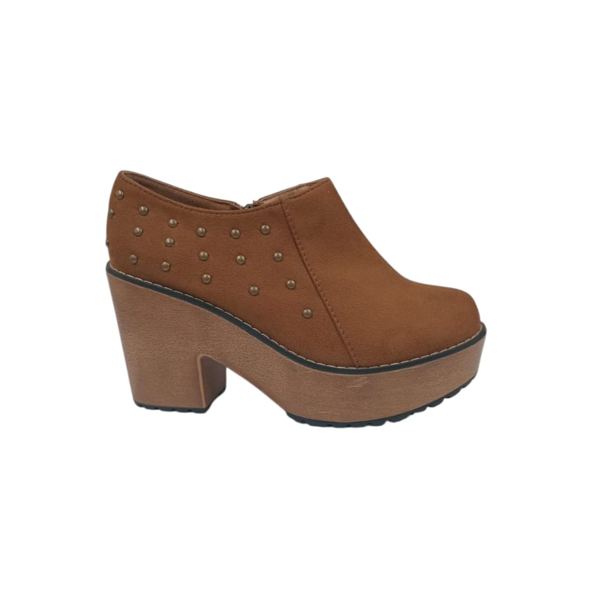 HERIEL - Zapato Camel Plataforma Tachas