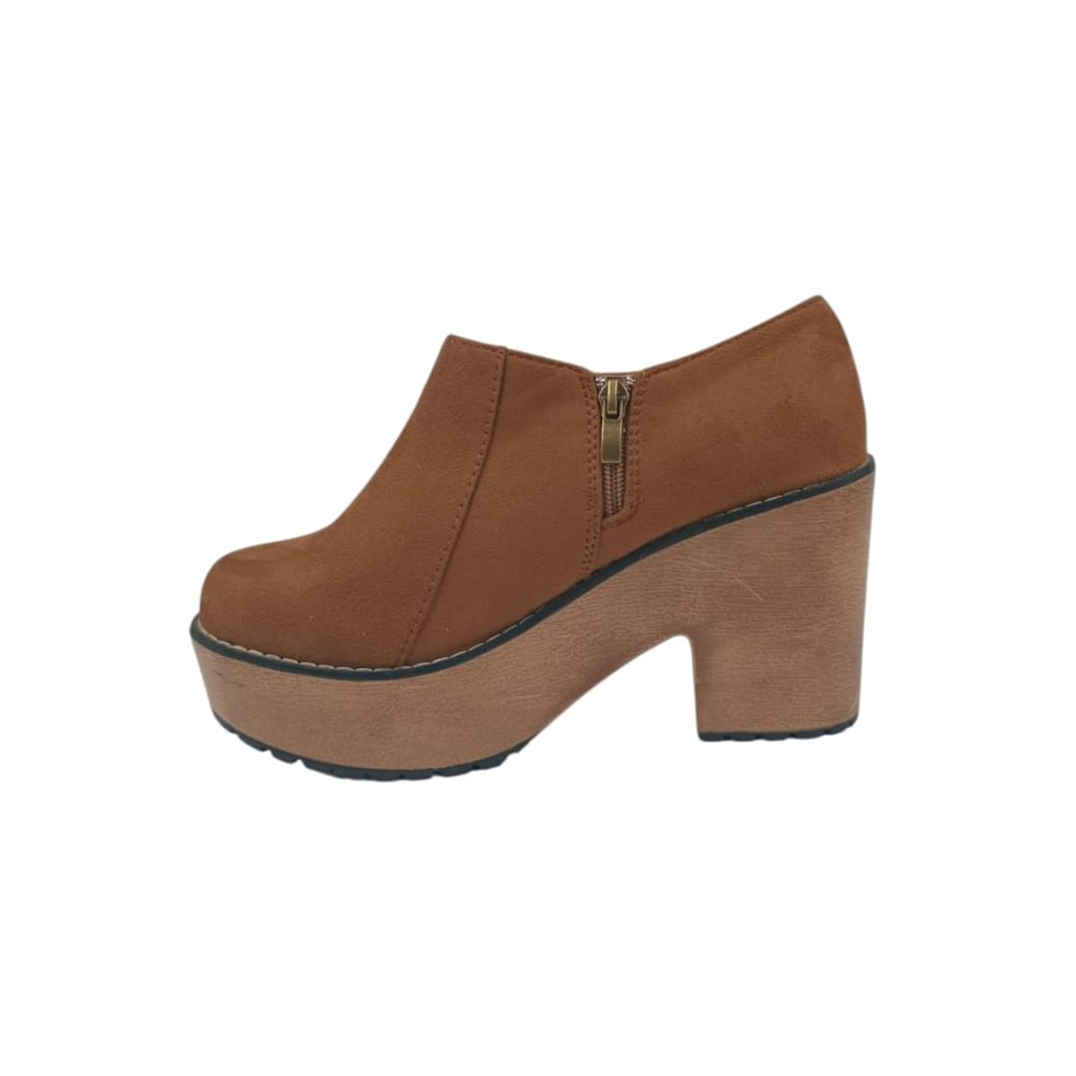 HERIEL - Zapato Camel Plataforma Tachas