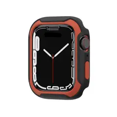 CELLBOX - Protector Carcasa Negro / Naranja Para Apple Watch de 41 mm