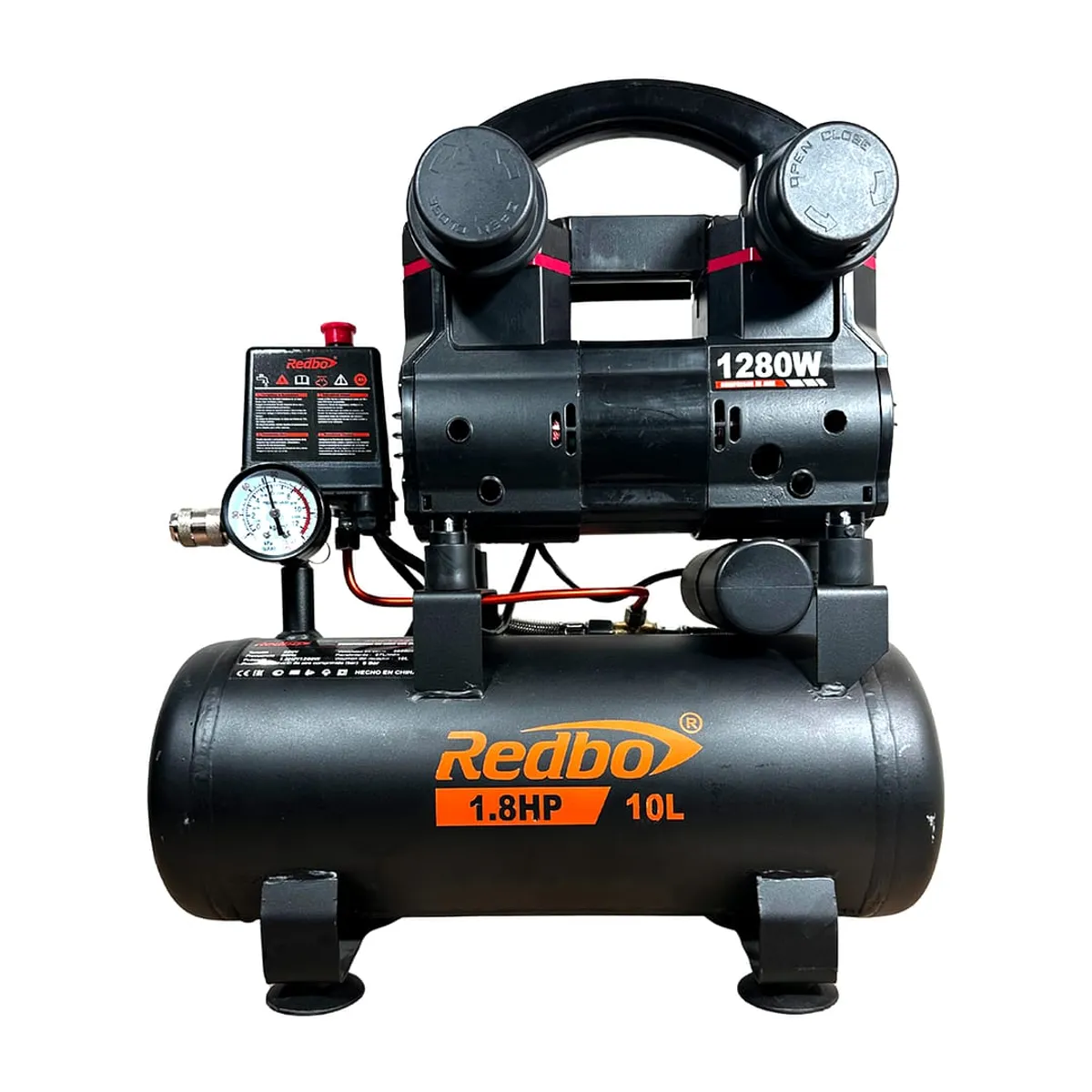 Compresor Silencioso Profesional 10 Litros 1280W - Redbo., marca ALTERNATIVE - Foto Principal