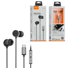 GENERICO - Audífonos Intrauditivo y Micrófono con cable USB-C para Android y Iphone