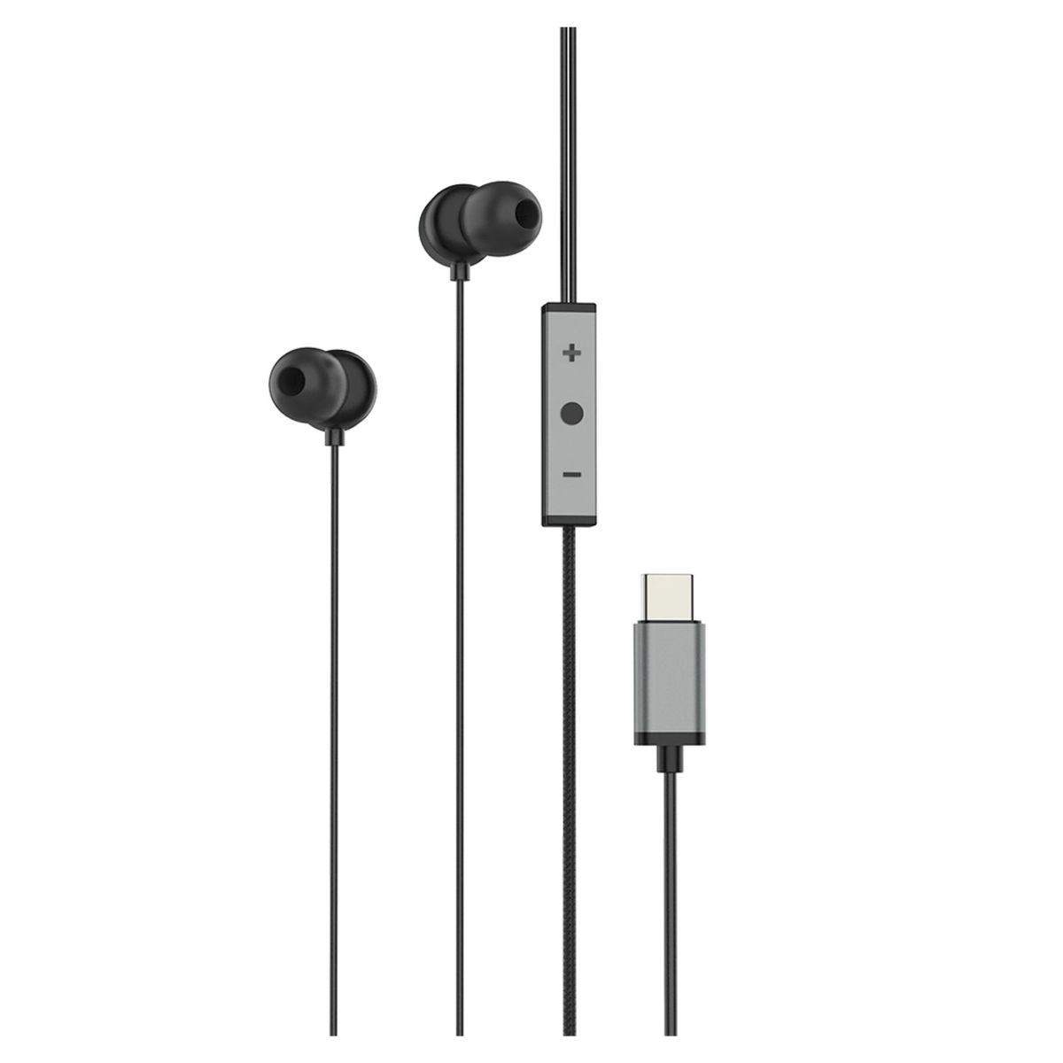 GENERICO - Audífonos Intrauditivo y Micrófono con cable USB-C para Android y Iphone