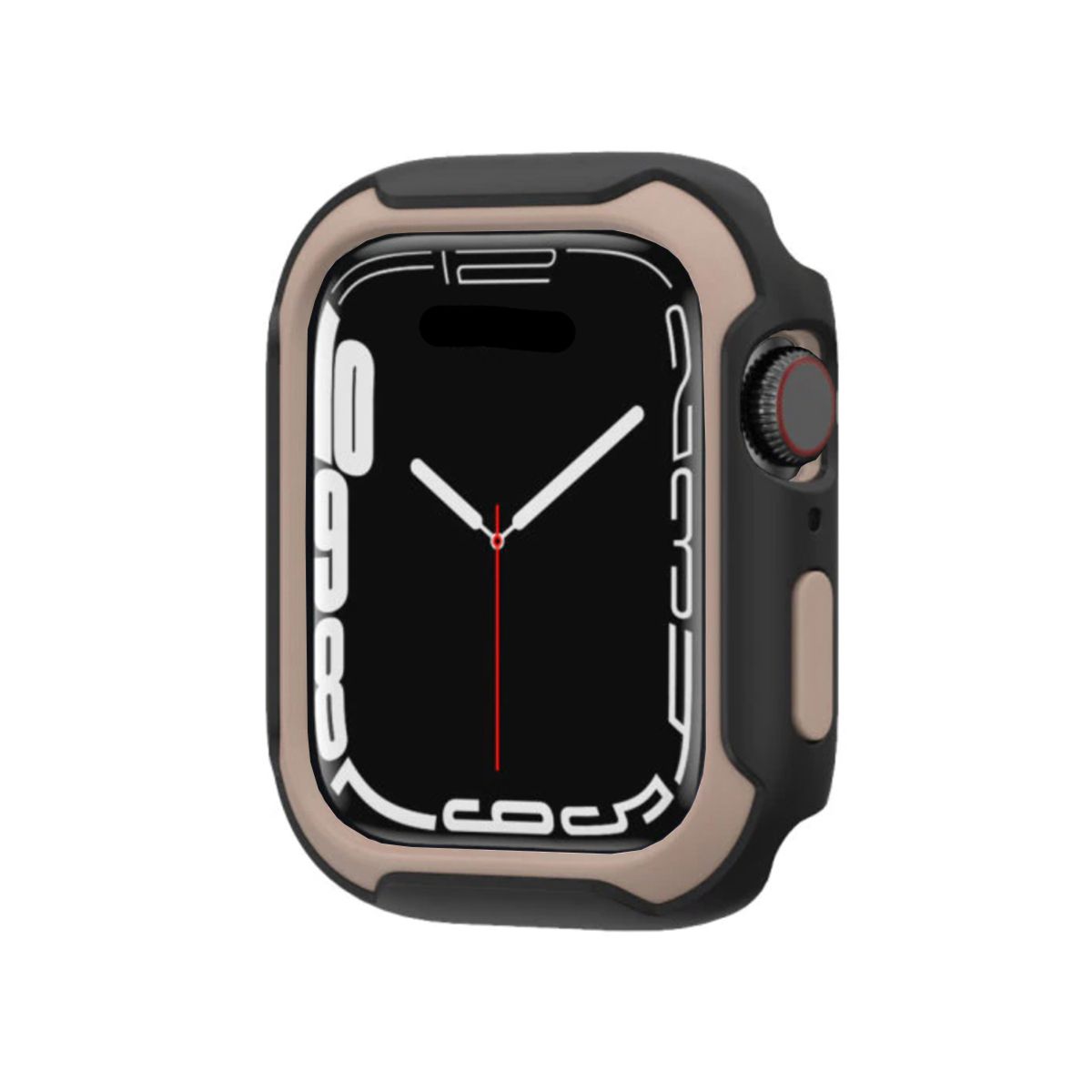 CELLBOX - Protector Carcasa Negro / Khaki Para Apple Watch de 45 mm