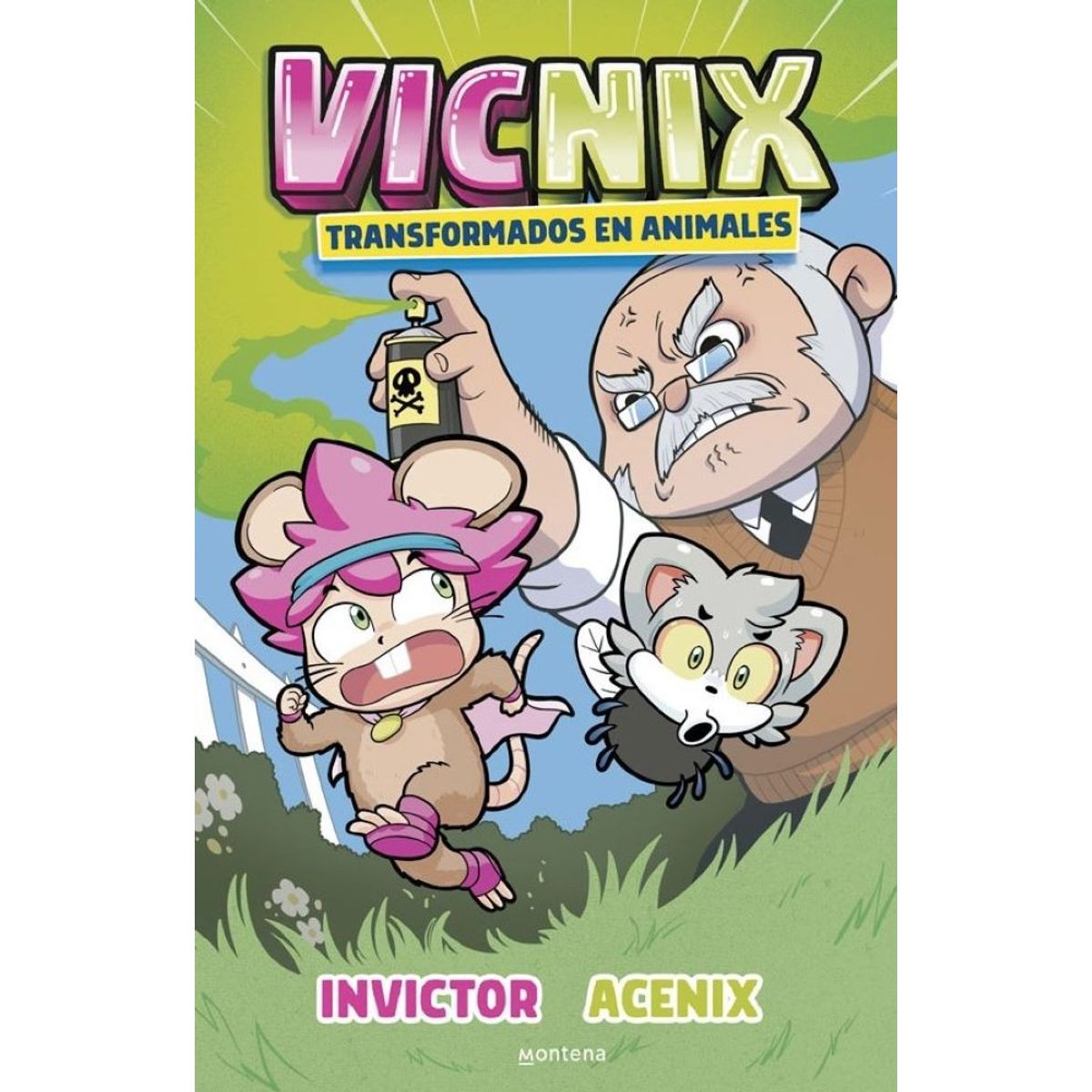 MONTENA - VICNIX 4 PERO TRANSFORMADOS EN ANIMALES