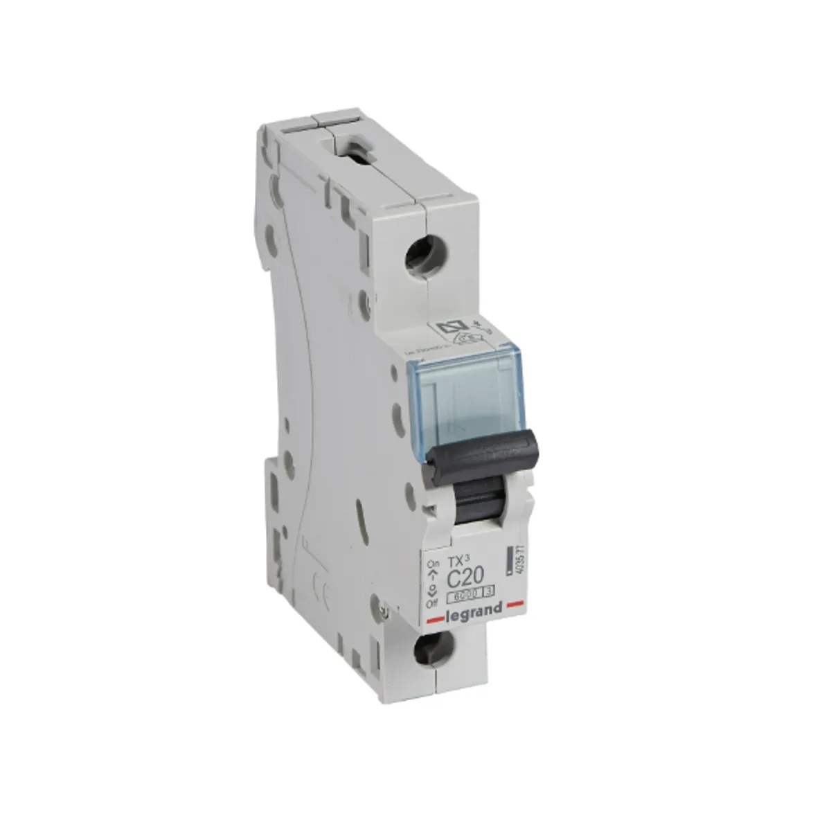 LEGRAND - Interruptor Automático 1P 20A C 6Ka Tx3 Legrand