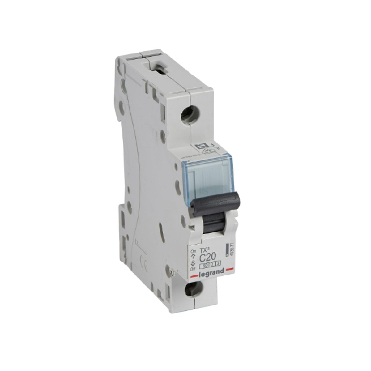LEGRAND - Interruptor Automático 1P 20A C 6Ka Tx3 Legrand