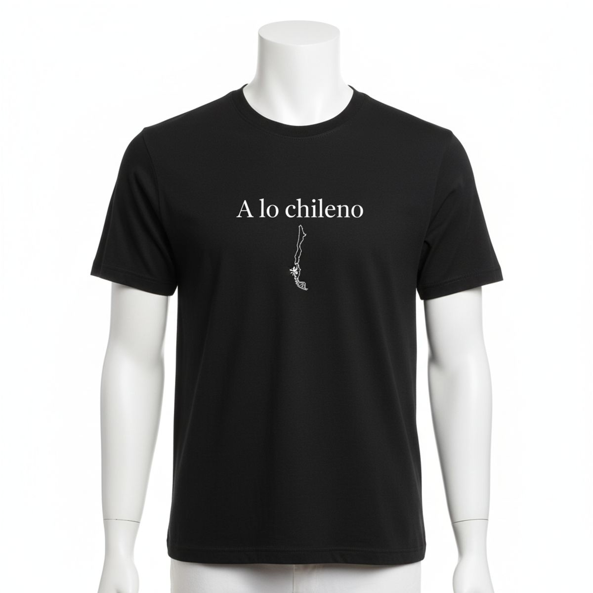 TRIPLE PLAY - Polera De Algodón Con Frase Chilena A LO CHILENO