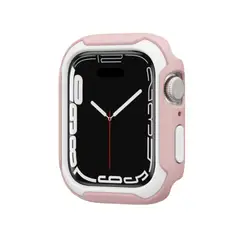 CELLBOX - Protector Carcasa Rosa / Blanco Para Apple Watch de 44 mm