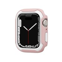 Protector Carcasa Rosa / Blanco Para Apple Watch de 45 mm