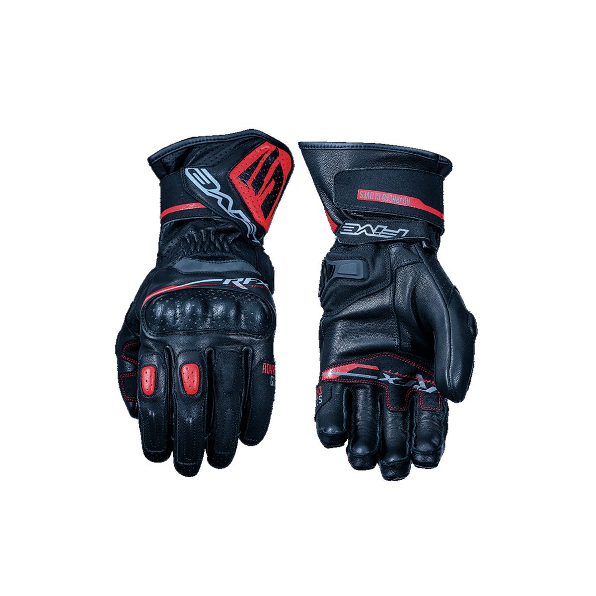 FIVE GLOVES - Guante de Moto Five RFX Sport Negro Rojo