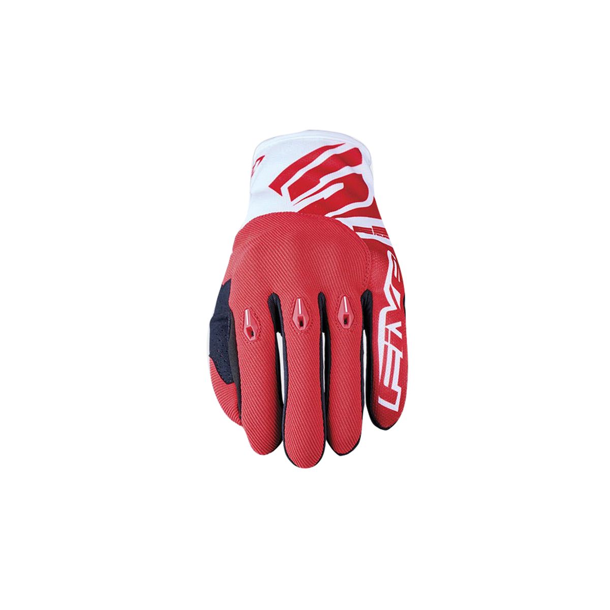 FIVE GLOVES - Guantes Moto Five E3 EVO Blanco/Rojo