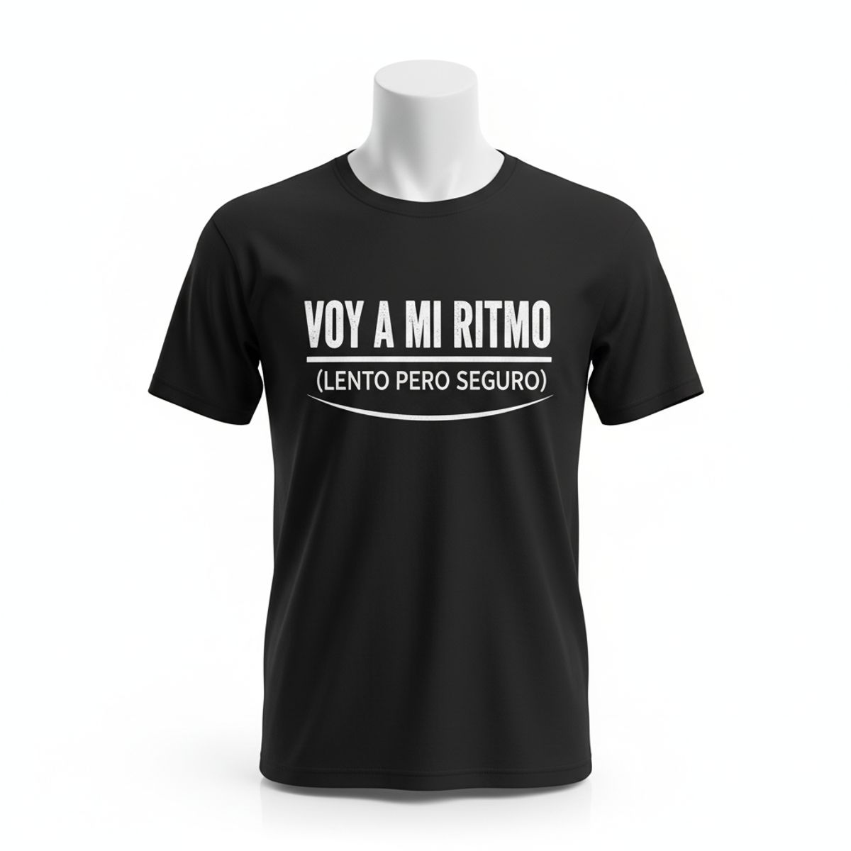 TRIPLE PLAY - Polera De Algodón Con Frase Chilena VOY A MI RITMO