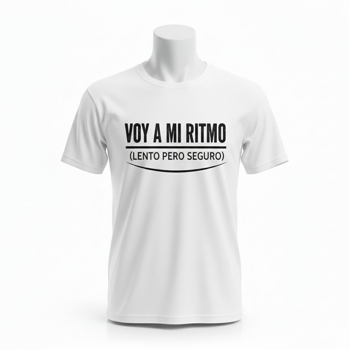 TRIPLE PLAY - Polera De Algodón Con Frase Chilena VOY A MI RITMO