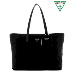 GUESS - Cartera Eco Gemma Large Tech Tote Negro