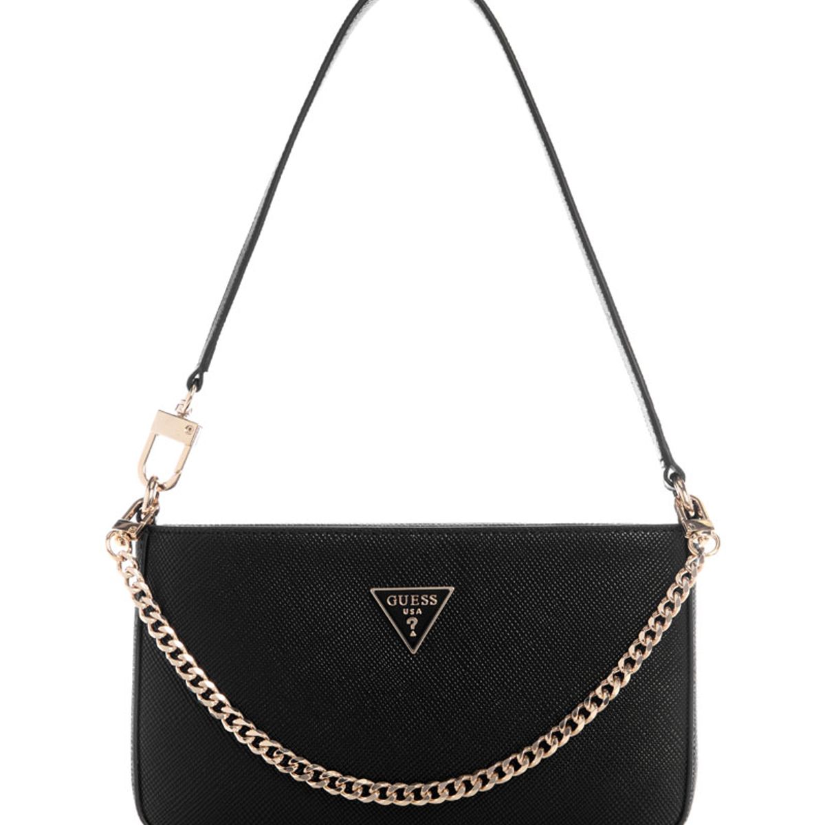 GUESS - Mini Cartera Noelle Ii Mini Tp Zp Shldr Bag Negro