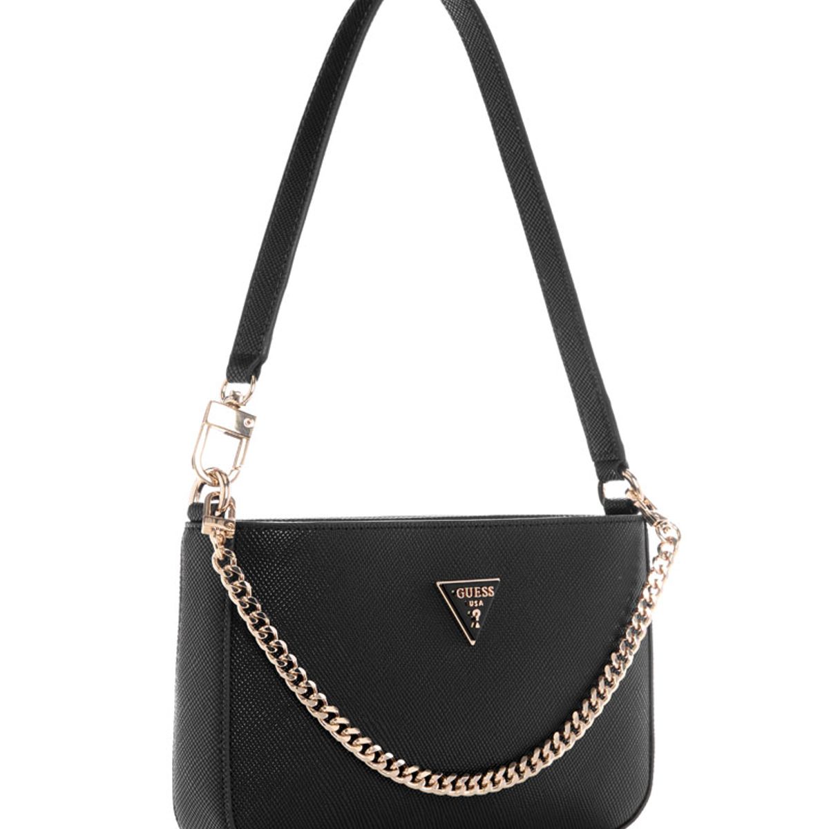 GUESS - Mini Cartera Noelle Ii Mini Tp Zp Shldr Bag Negro