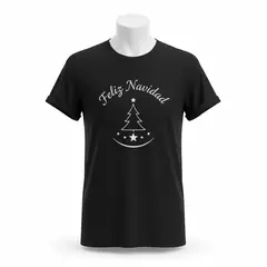 TRIPLE PLAY - Polera De Algodón Con Frase Chilena FELIZ NAVIDAD