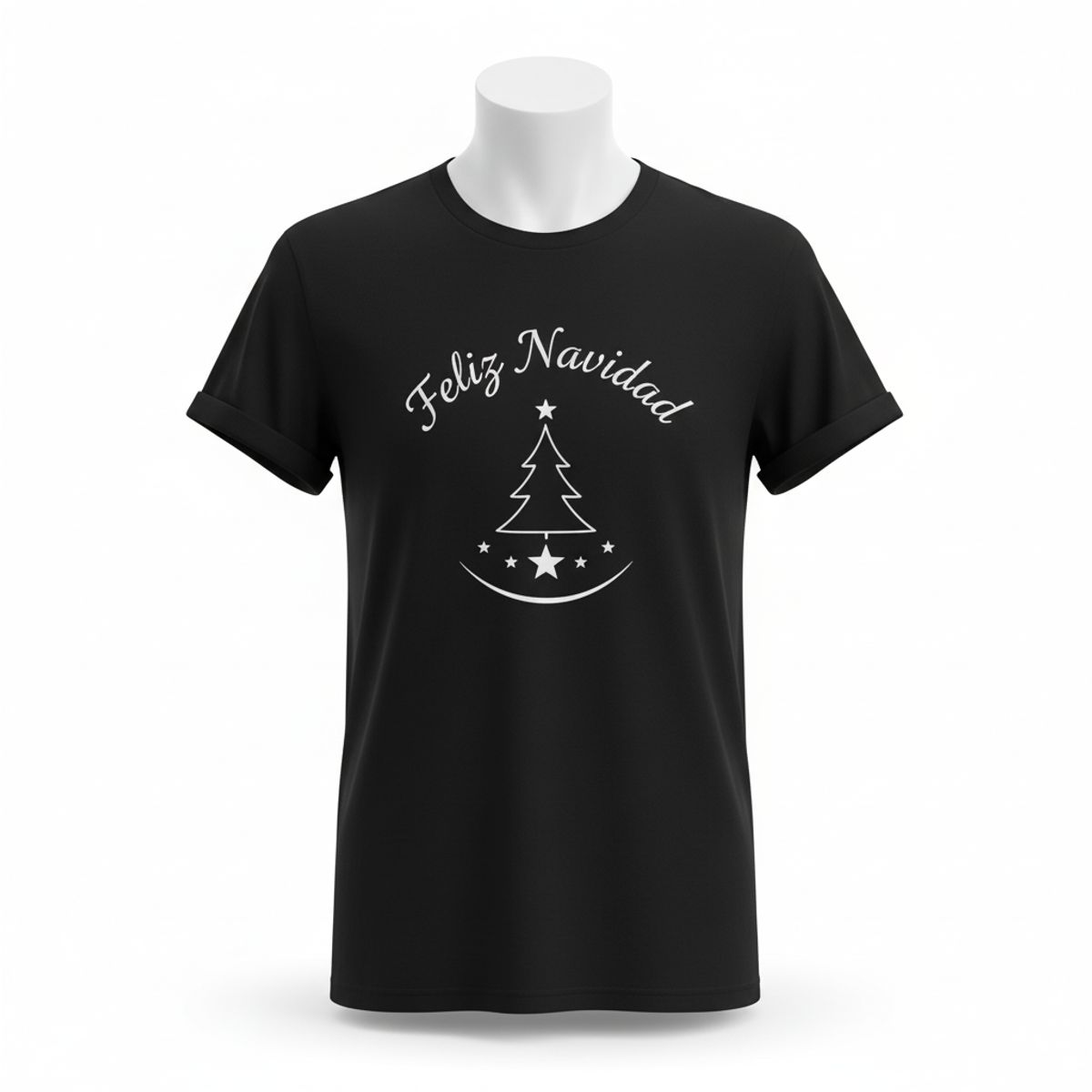 TRIPLE PLAY - Polera De Algodón Con Frase Chilena FELIZ NAVIDAD