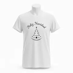 TRIPLE PLAY - Polera De Algodón Con Frase Chilena FELIZ NAVIDAD