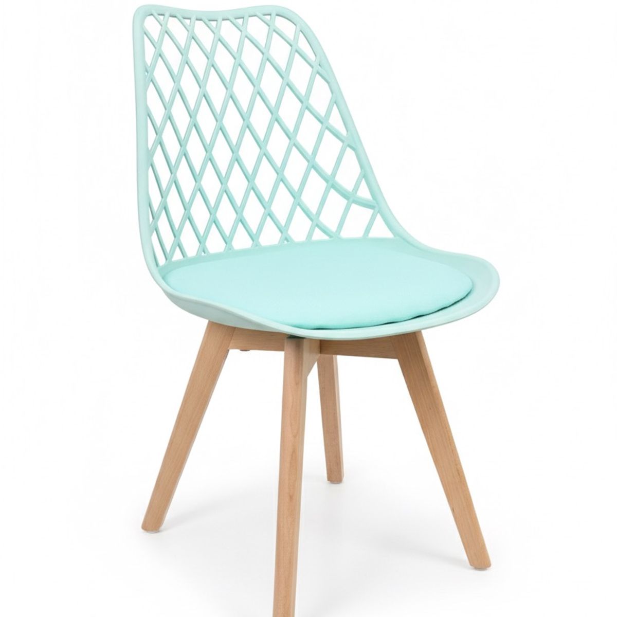 HABITA2 CHILE - Silla de comedor acolchada Tulip Mesh