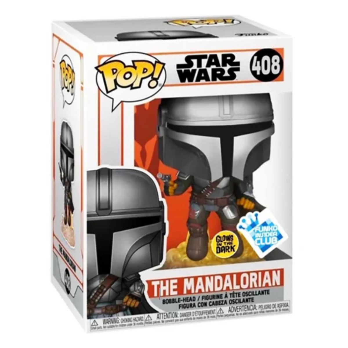 FUNKO - Funko Pop Star Wars – The Mandalorian 408 + Protector