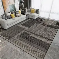 GENERICO - ALFOMBRA RECTANGULAR 3D MODERNA 200X240 CON ANTIDELIZANTE