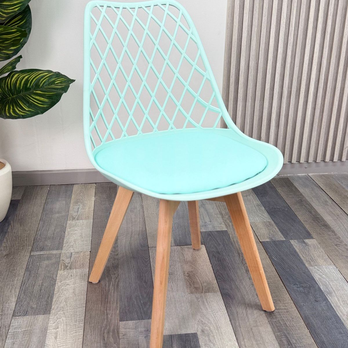 HABITA2 CHILE - Pack 4 Silla de comedor acolchada Tulip Mesh