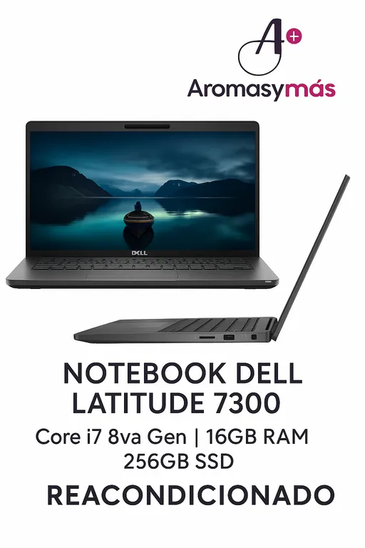 Notebook Latitude 7300 - Core I7 8Va Gen - 16Gb Ram - 256Gb Ssd Reacondicionado