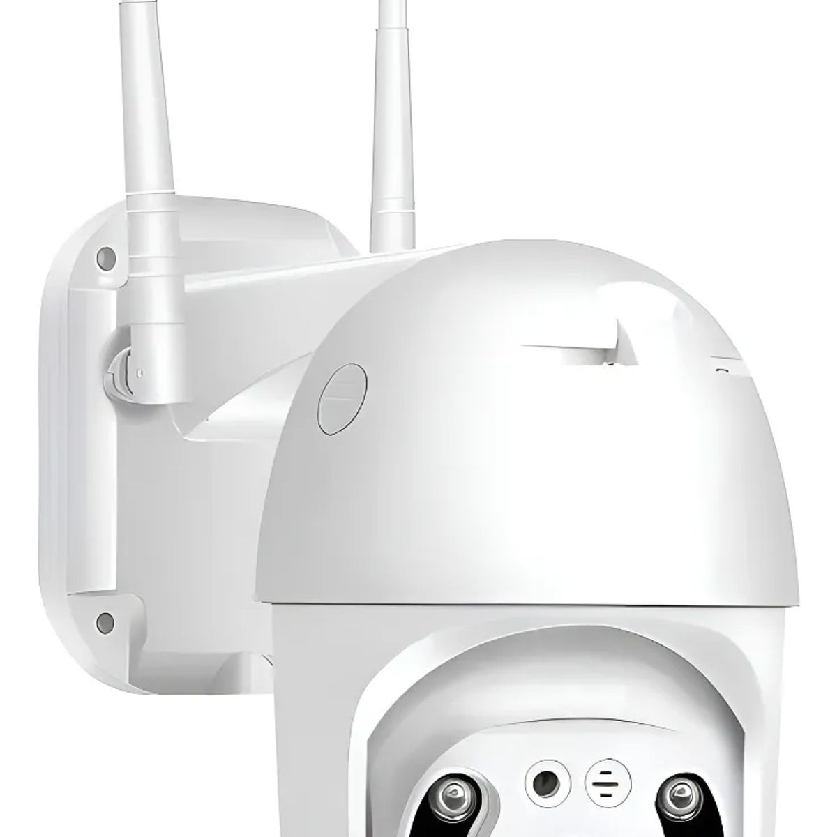 GENERICO - Cámara Para Seguridad 360 Ip Panorámica Para Exteriores Color Blanco