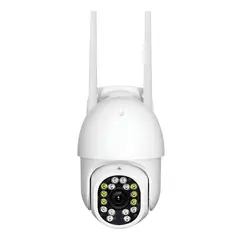 GENERICO - Camara Seguridad Ip Wifi Exterior Qp Modelo A9 Color Blanco