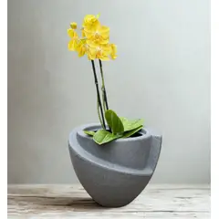 GENERICO - MACETERO GRAFITO MODELO CURITIBA 19CM ALTO