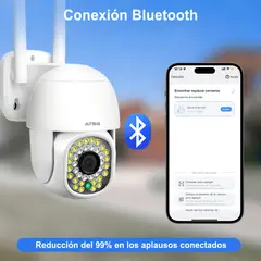 GENERICO - Cámara De Seguridad 3MP Exterior Visión Nocturna A Todo Color
