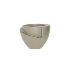 GENERICO - MACETERO CEMENTO MODELO CURITIBA 19CM ALTO