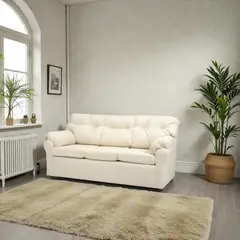 MUEBLES ALTIRO - Sofá Mateo 3 Cuerpos - Cuero Sintético Pu